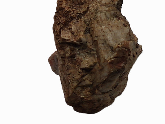 A very cool, dark rock showing angry man and staircases upon a mountain.