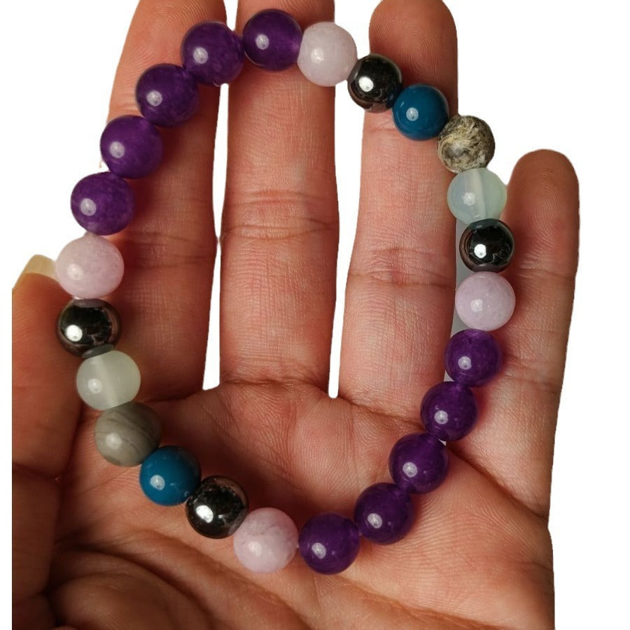 Boho Style 8mm Beaded Bracelet Bones of the Earth