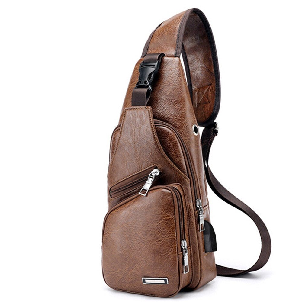 Waterproof casual one-shoulder messenger bag null