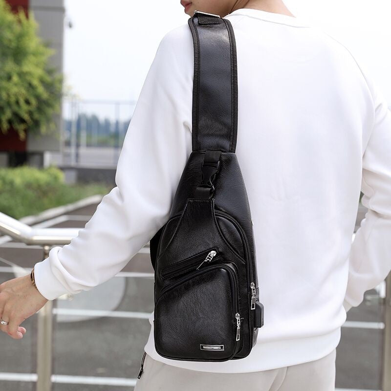 Waterproof casual one-shoulder messenger bag null