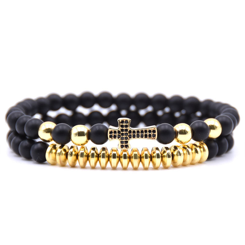 Cross elastic bracelet null