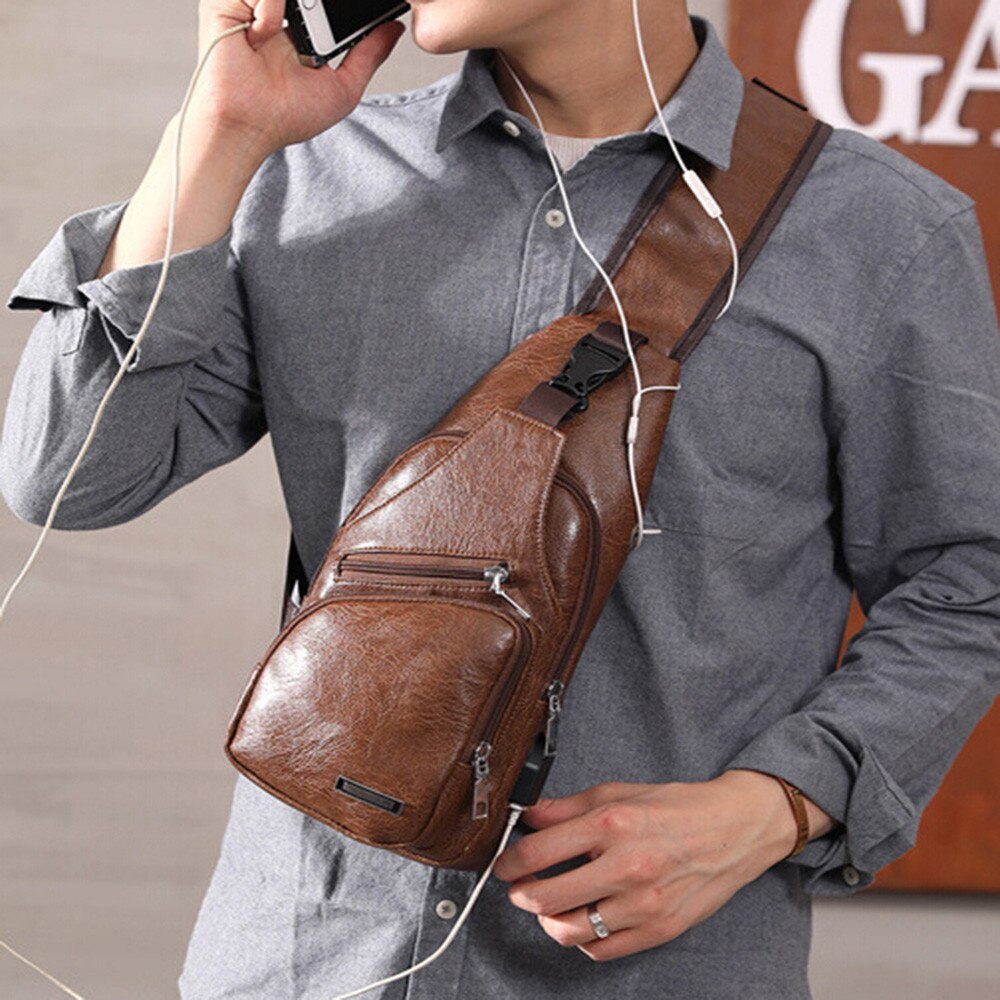 Waterproof casual one-shoulder messenger bag null