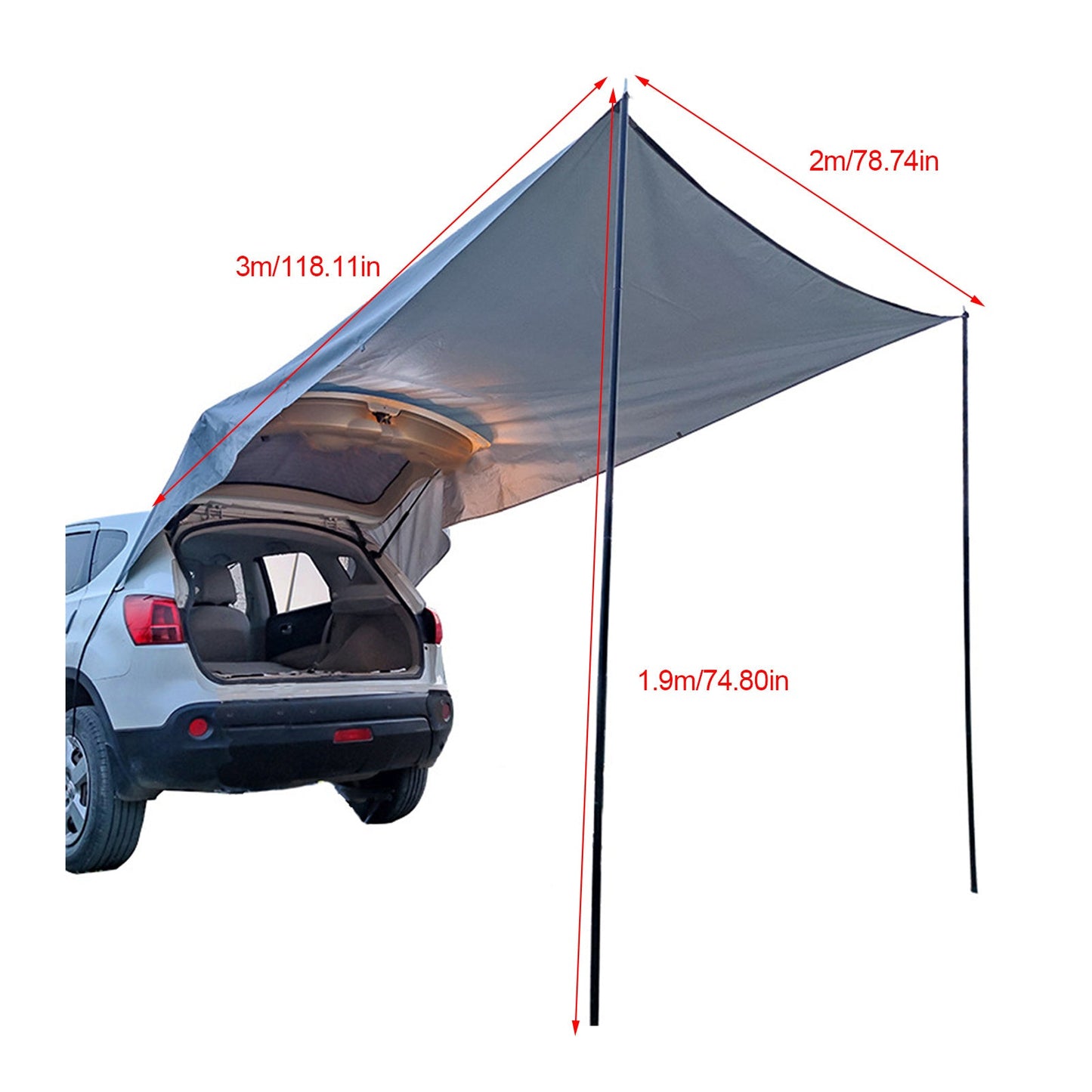 Car Tail Car Side Trunk Canopy Camping Camping Tent null