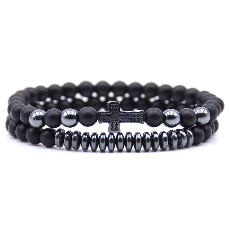 Cross elastic bracelet null