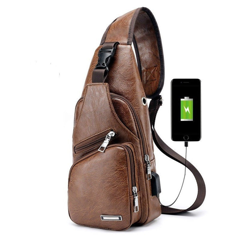 Waterproof casual one-shoulder messenger bag null