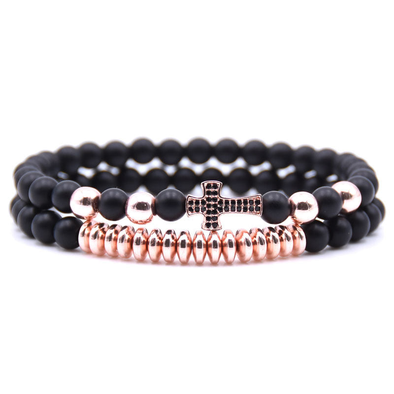 Cross elastic bracelet null