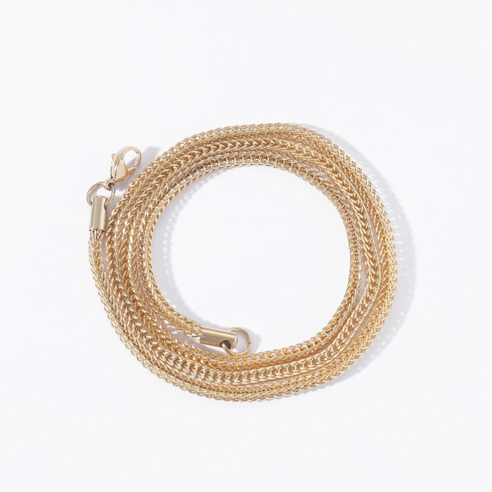 Vacuum Electroplating Stainless Steel Chain For Men And Women null