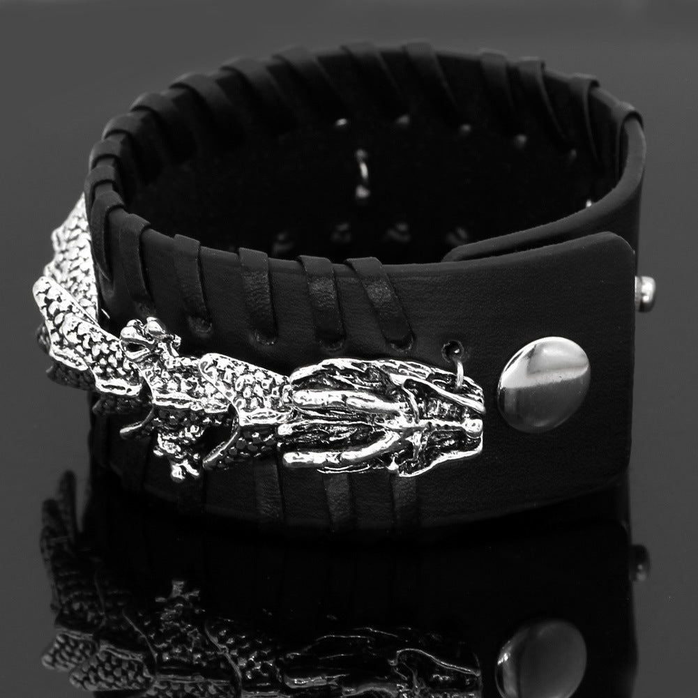 Viking Pirate Kelte Dragon Bracelet Bones of the Earth