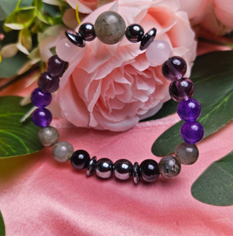 8mm Beaded Bracelet Bones of the Earth