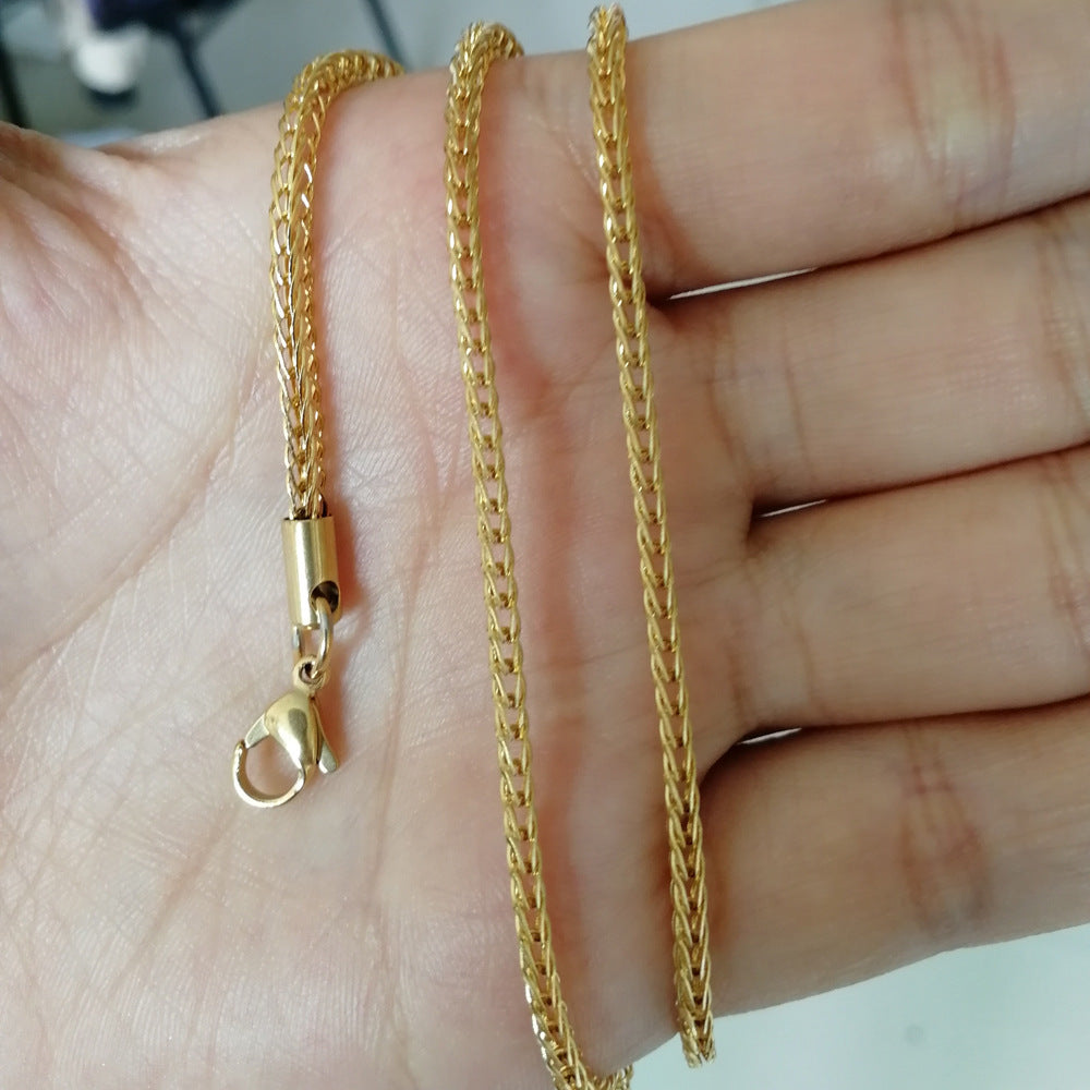 Vacuum Electroplating Stainless Steel Chain For Men And Women null