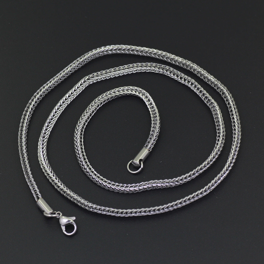 Vacuum Electroplating Stainless Steel Chain For Men And Women null