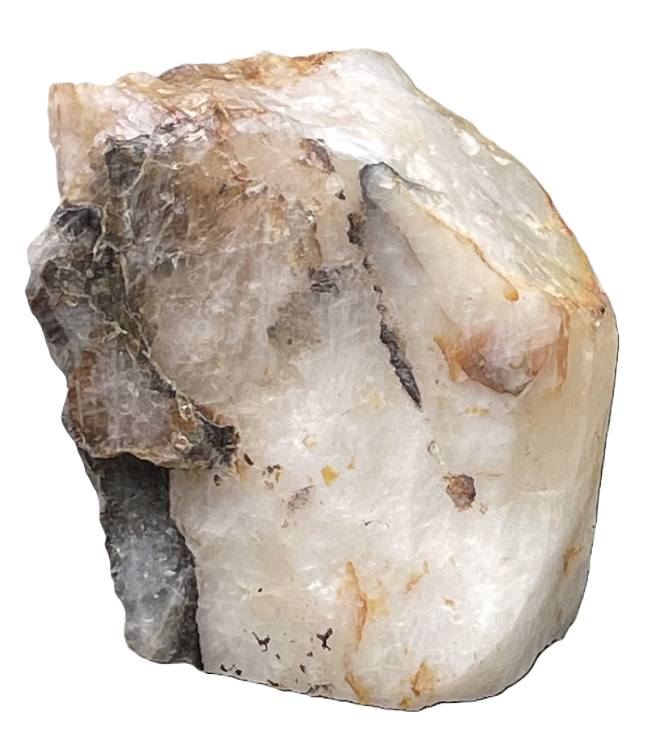 3 -Star - 008 - SLOWLY CHANGES IMAGES BY TOUCH - Milky Quartz - Images/sculptures (Copy)