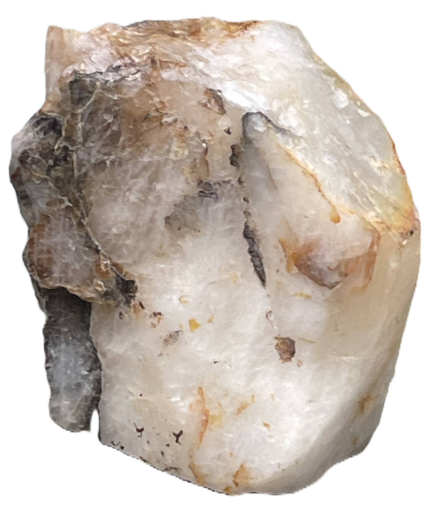3 -Star - 008 - SLOWLY CHANGES IMAGES BY TOUCH - Milky Quartz - Images/sculptures (Copy)