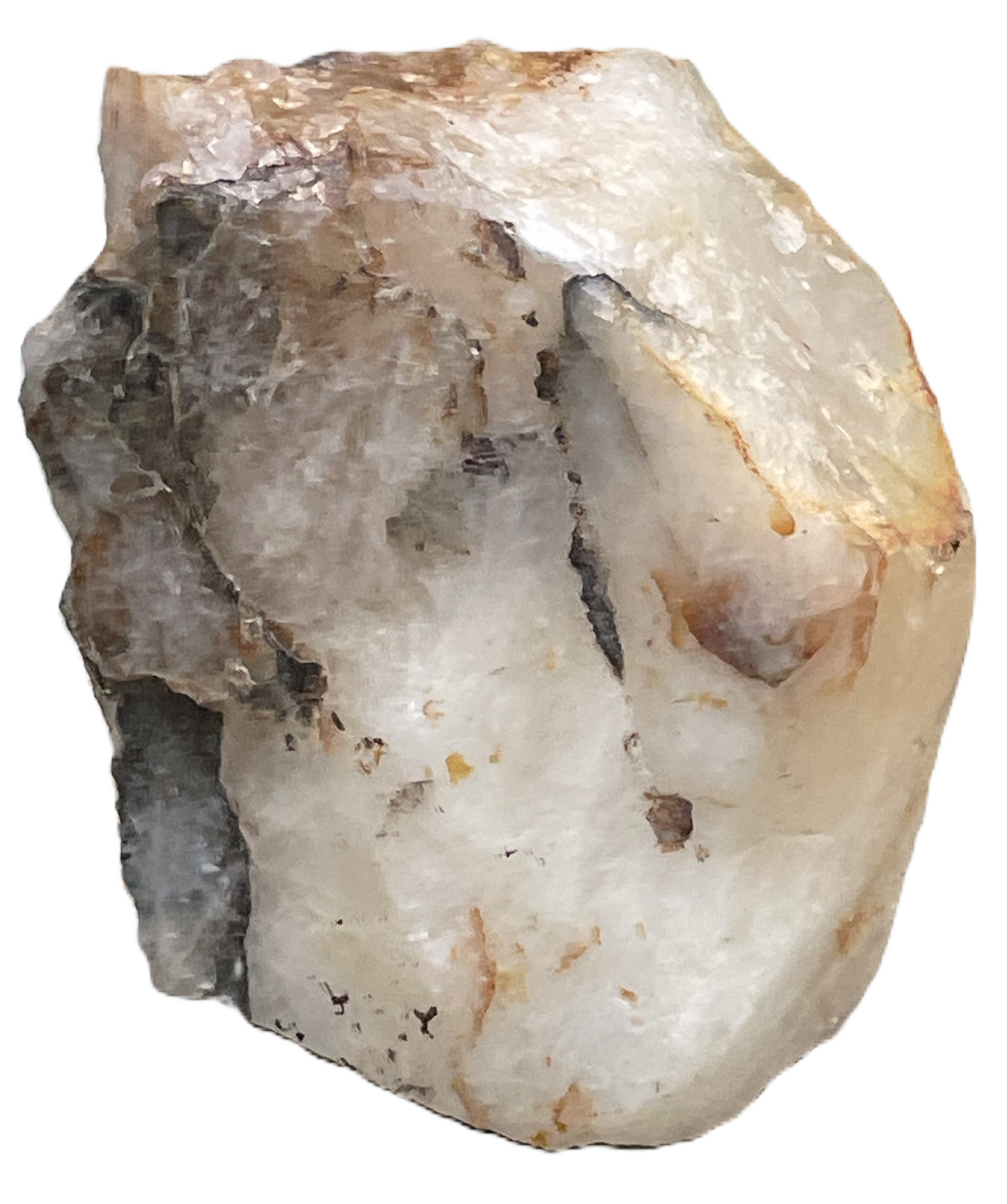 3 -Star - 008 - SLOWLY CHANGES IMAGES BY TOUCH - Milky Quartz - Images/sculptures (Copy)
