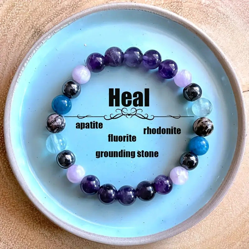 Boho Style 8mm Beaded Bracelet Bones of the Earth