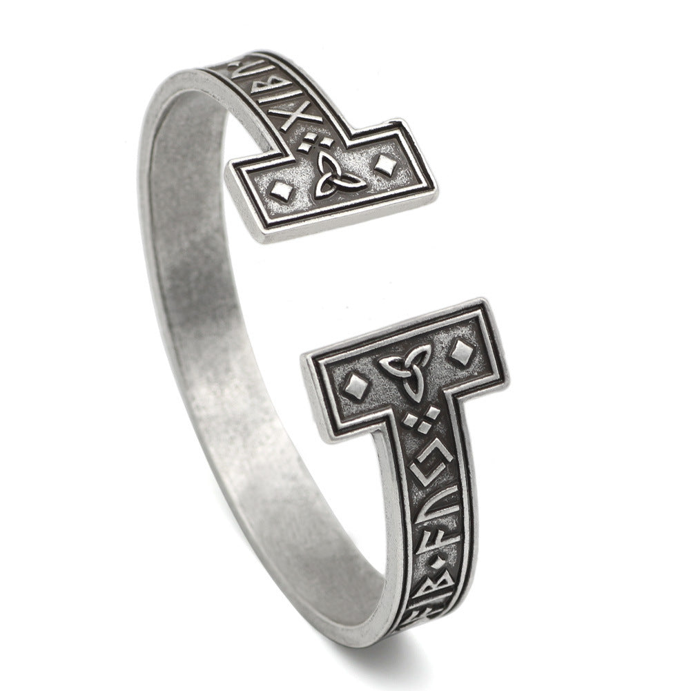 New Titanium SteelDigital Text Bracelet Bones of the Earth