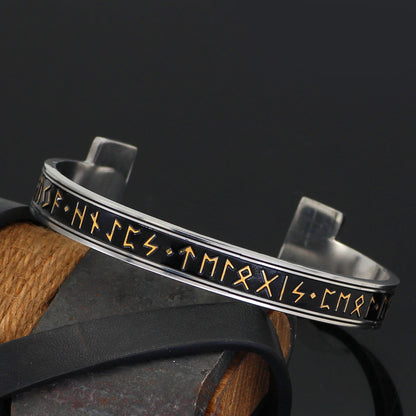 New Titanium SteelDigital Text Bracelet