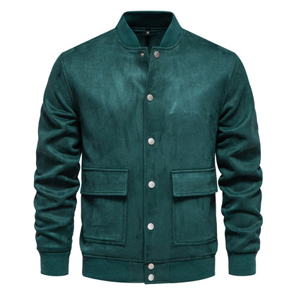 Casual Baseball Uniform Men's Jacket